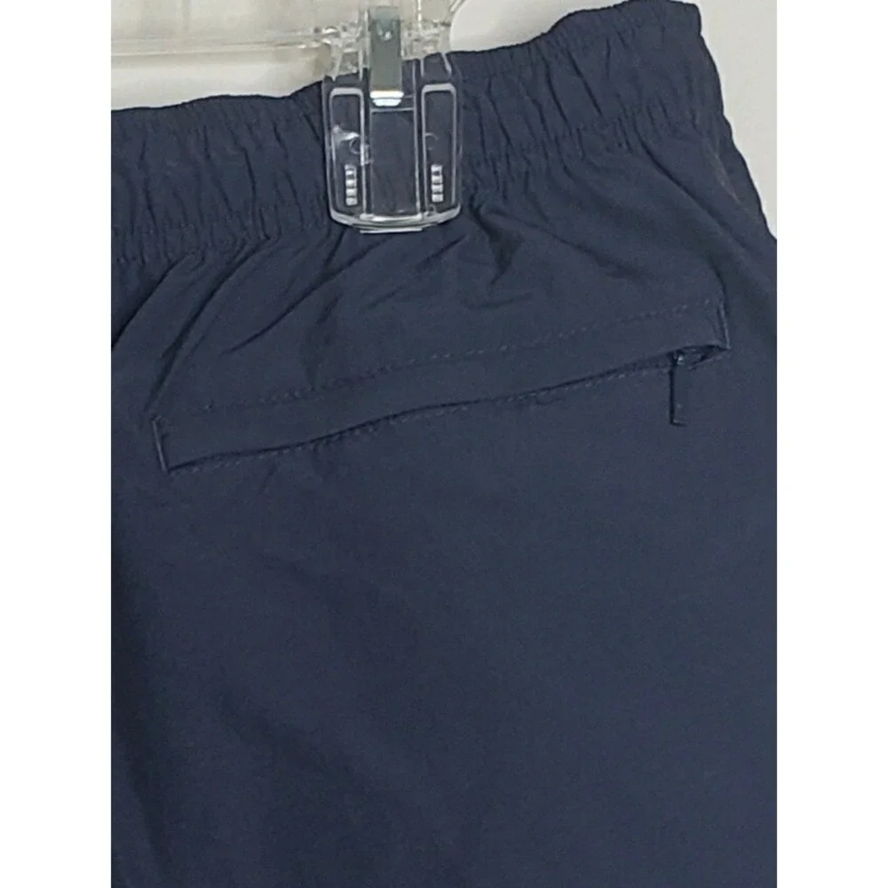 The North Face Shorts Mens Size XL Flat Front Navy Blue Zip‎ Pocket 34x7